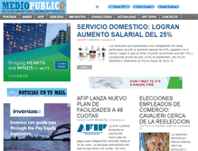 Tablet Screenshot of mediopublico.com.ar